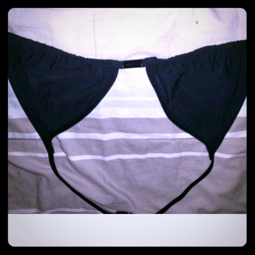 Black calvin klein bikini top